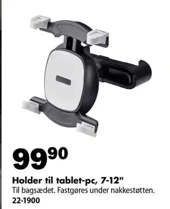 Biltema Holder til tablet-pc, 7-12" tilbud