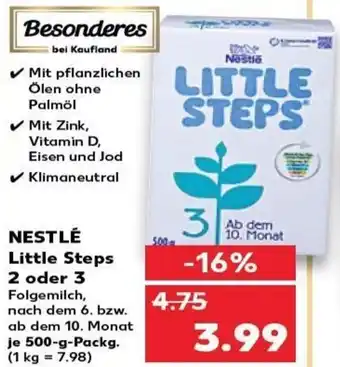 Kaufland DE Nestlé Little Steps 2 Order 3 500 g tilbud