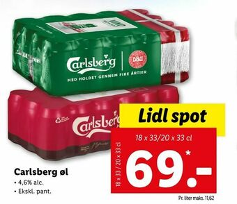 Let-Køb Carlsberg øl tilbud