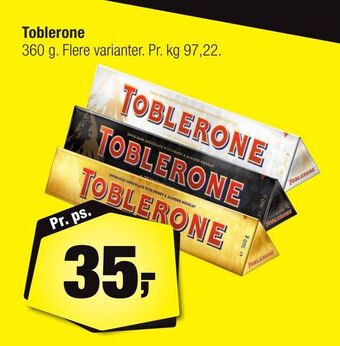 Calle Toblerone tilbud