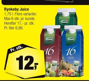 Calle Rynkeby Juice tilbud