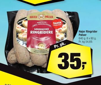 Calle Højer Ringrider Pølser tilbud