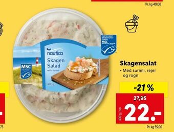 Let-Køb Skagensalat tilbud