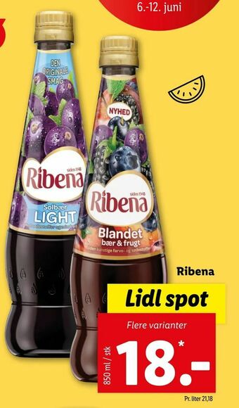 Let-Køb Ribena tilbud