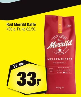 Calle Rød Merrild Kaffe tilbud