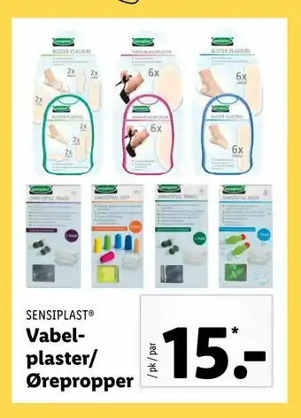 Vabel- plaster/ Ørepropper