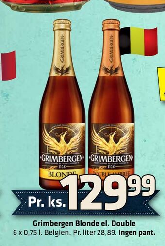 Fleggaard Grimbergen Blonde el. Double tilbud