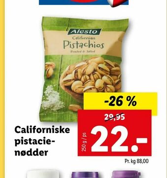 Californiske pistacienødder