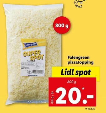 Falengreen pizzatopping