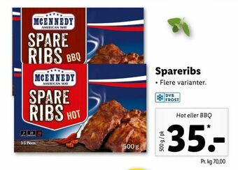 Let-Køb Spareribs tilbud