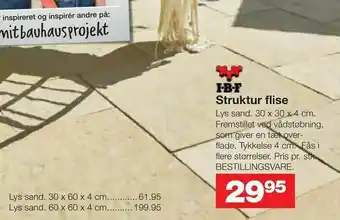 Bauhaus Struktur flise tilbud