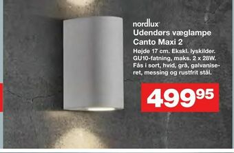 Udendørs væglampe Canto Maxi 2