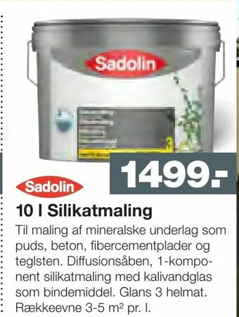 10 l Silikatmaling