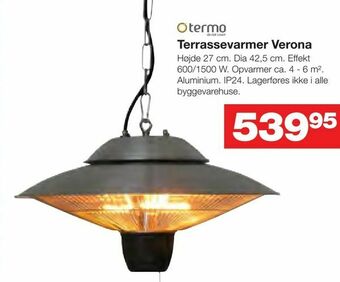 Terrassevarmer Verona