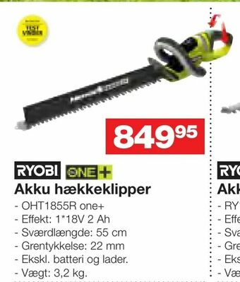 Bauhaus Akku hækkeklipper tilbud