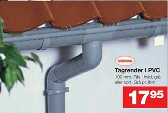 Tagrender i PVC