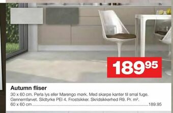 Bauhaus Autumn fliser tilbud