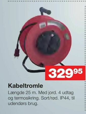 Bauhaus Kabeltromle tilbud