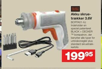 Bauhaus Akku skruetrækker 3,6v tilbud