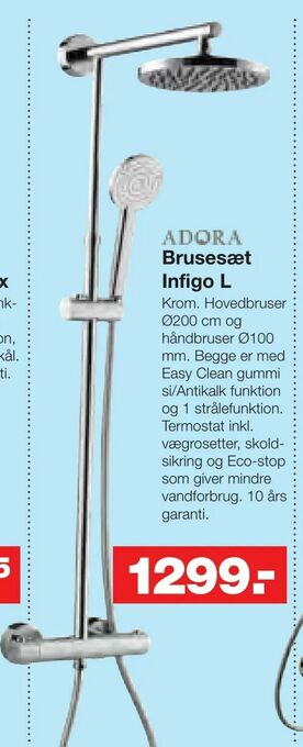 Bauhaus Brusesæt Infigo L tilbud