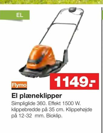 El plæneklipper