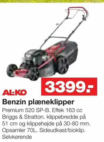 Bauhaus Benzin plæneklipper tilbud