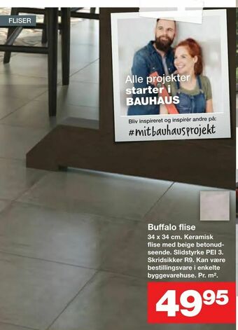 Bauhaus Buffalo flise tilbud