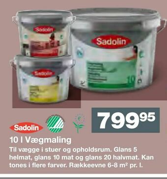 Bauhaus 10 l Vægmaling tilbud