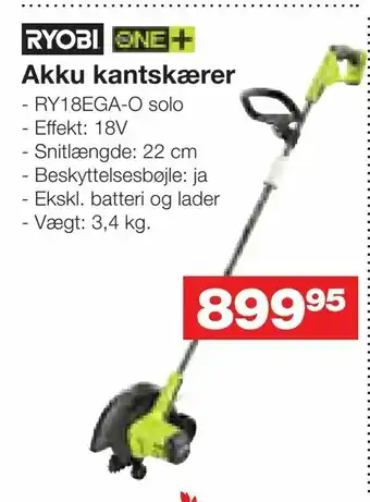 Bauhaus Akku kantskærer tilbud