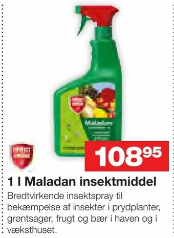 Bauhaus 1 l Maladan insektmiddel tilbud