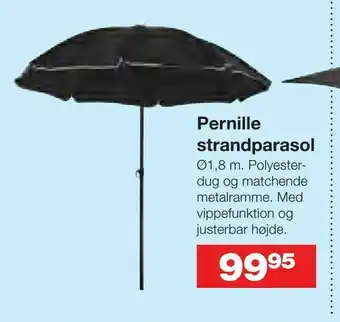 Pernille strandparasol