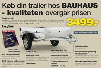 Bauhaus Easyline trailer tilbud