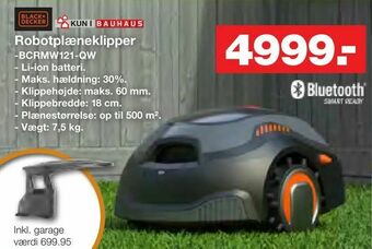 Bauhaus Robotplæneklipper tilbud