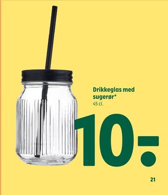 Coop 365 Drikkeglas med sugerør tilbud