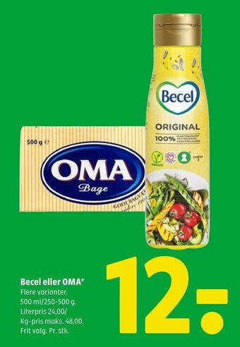 Coop 365 Becel eller OMA tilbud