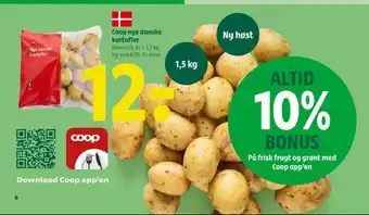 Coop 365 Coop nye danske kartofler tilbud