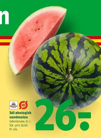 Coop 365 365 økologisk vandmelon tilbud
