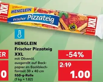 Kaufland Frischer Pizzateig XXL 550 g tilbud