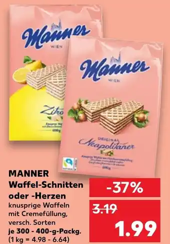 Manner Waffel-Schnitten oder Herzen 300-400 g