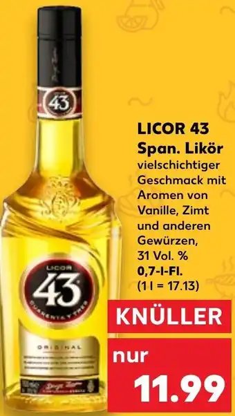 Kaufland Span. Likör 0,7 l tilbud