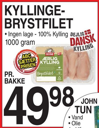 ABC Lavpris Kyllingebrystfilet tilbud