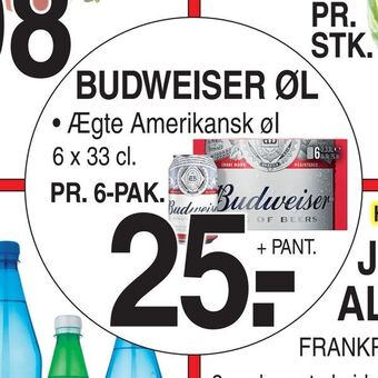 ABC Lavpris Budweiser øl tilbud
