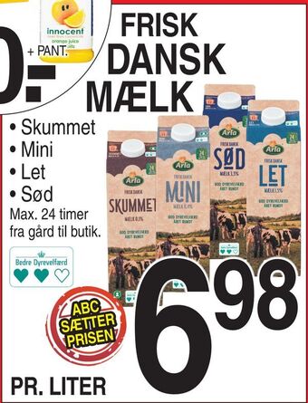 ABC Lavpris Dansk mælk tilbud