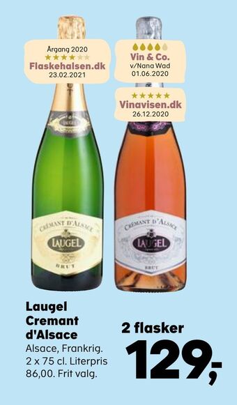 Kvickly Laugel Cremant d'Alsace tilbud
