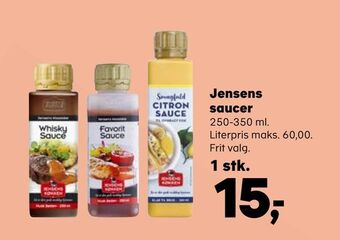 Kvickly Jensens saucer tilbud