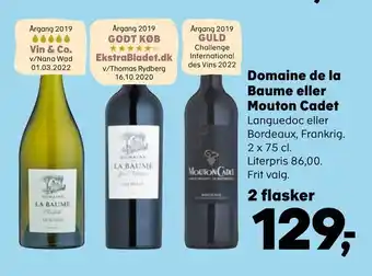 Kvickly Domaine de la Baume eller Mouton Cadet tilbud