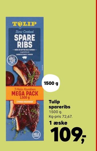 SuperBrugsen Tulip spareribs tilbud