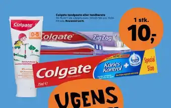 SuperBrugsen Colgate tandpasta eller tandbørste tilbud