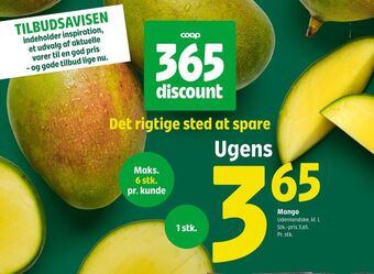 Coop 365 Ukendt mango tilbud