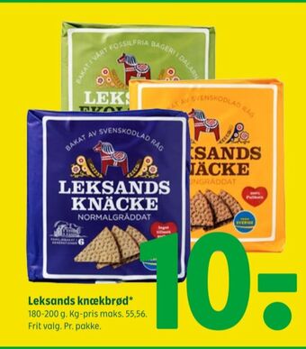 Coop 365 Leksands knækbrød tilbud